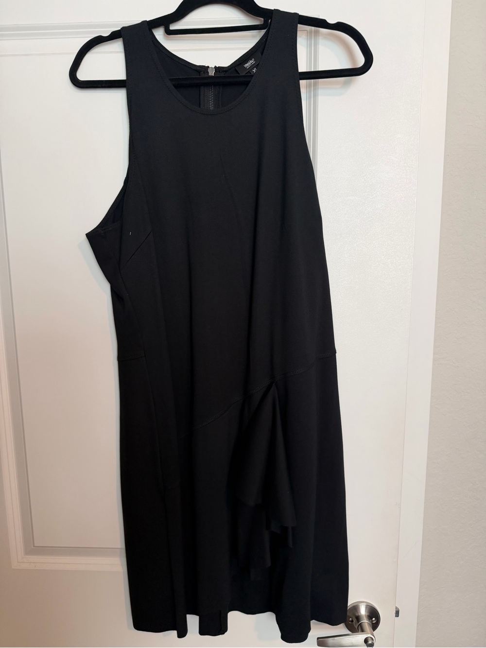 Mossimo Supply Co. Black Asymmetrical Sleeveless Dress
